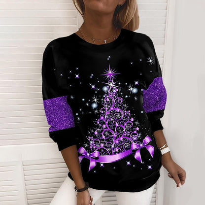 Pull de Noël Femme – Sweat Imprimé 3D