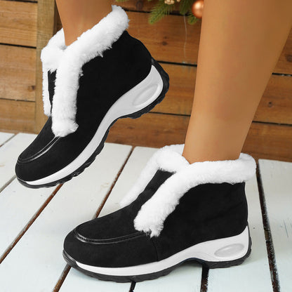 Bottes Hiver Femme – Plateforme Léopard