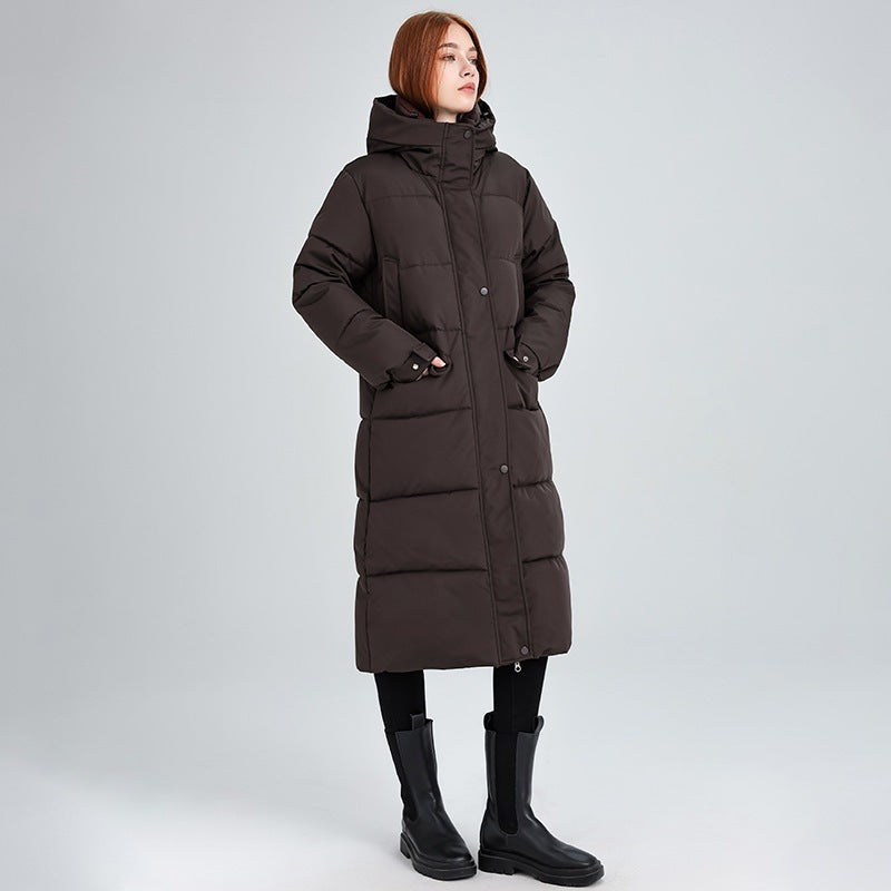 Manteau Long Femme – Épais & Matelassé
